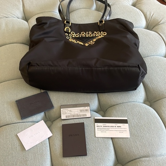 Prada Tessuto Nylon Shopping Tote - Picture 13 of 16